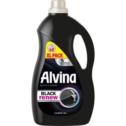 Alvina Black & Darks Black Renew течен перален препарат, 60 пранета  (2.7 л)