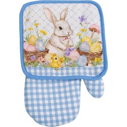 Великденски комплект ръкавица 31 см и ръкохватка (1 бр.)