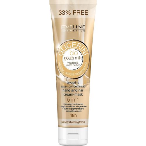 Eveline Cosmetics био крем за ръце и нокти с козе мляко и глицерин (100 мл)