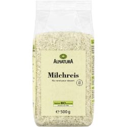 Alnatura био ориз кръгъл milchreis (500 г)