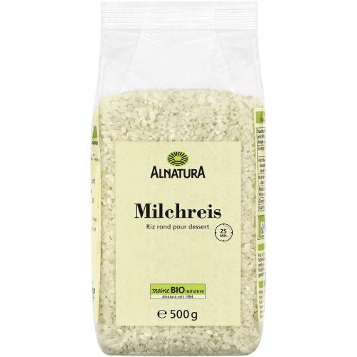 Alnatura био ориз кръгъл milchreis (500 г)
