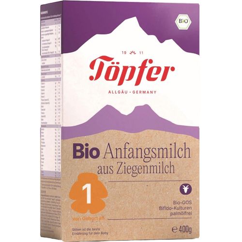 Töpfer Lactana Bio 1 козе мляко за кърмачета (400 г)
