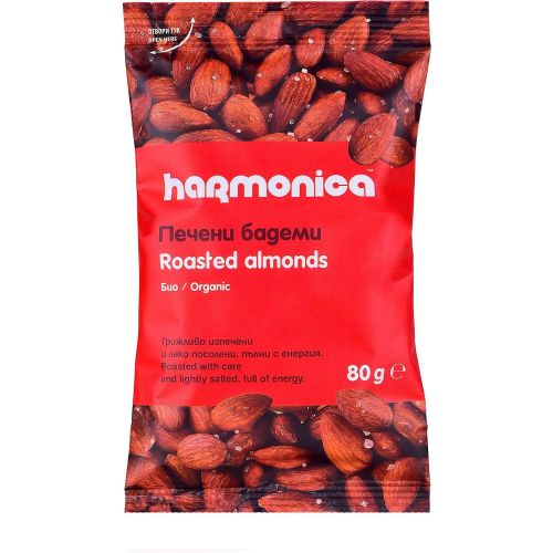 Harmonica био печени бадеми (80 г)