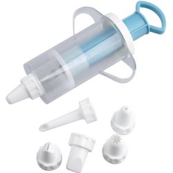 Fackelmann шприц за гарниране с 6 накрайника, пластмасов (1 бр.)