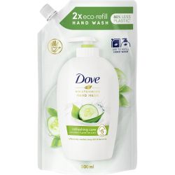 Dove Refreshing Care течен крем сапун, пълнител (500 мл)