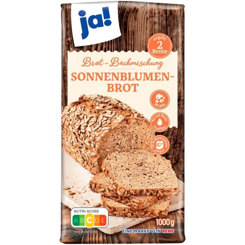 Ja! смес за хляб със слънчогледови семки (1 кг)