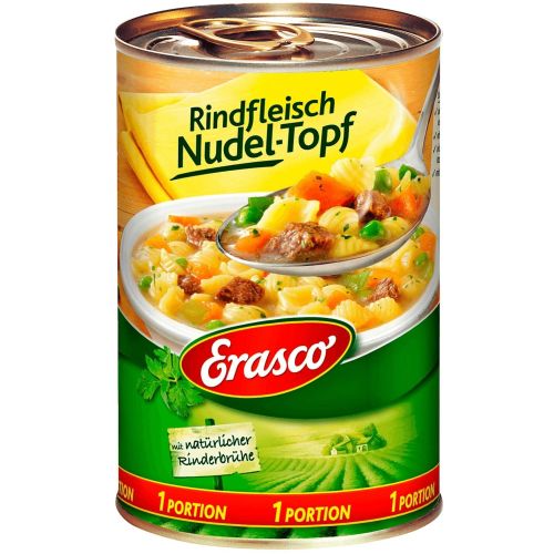 Erasco макарони с телешко и зеленчуци (400 г)