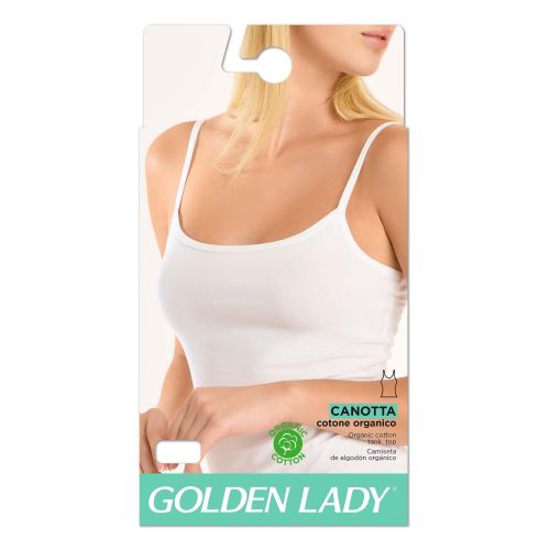 Golden Lady дамски потник с тънка презрамка от органичен памук (1 бр.)