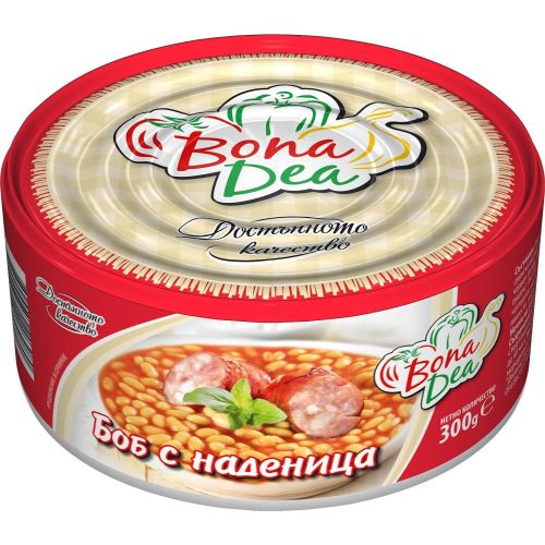 Bona Dea боб с наденица (300 г)