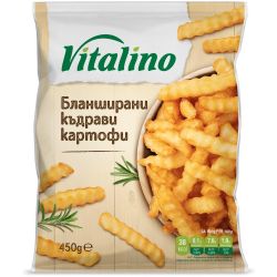 Vitalino замразени къдрави бланширани картофи (450 г)