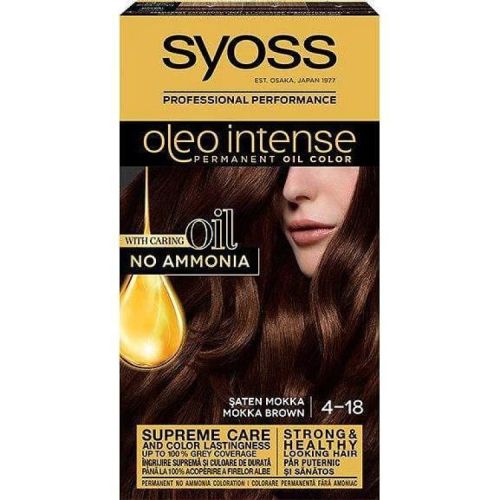 Syoss Oleo Intense Mokka Brown боя за коса, 4-18 (1 бр.)