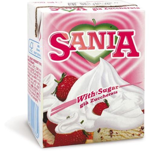 Sania растителен сладкарски готварски крем със захар (200 мл)