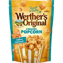 Werther’s Original карамелизирани пуканки с морска сол (140 г)