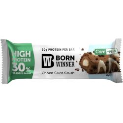 Born Winner Core Plus протеинов бар кокос и какао (65 г)