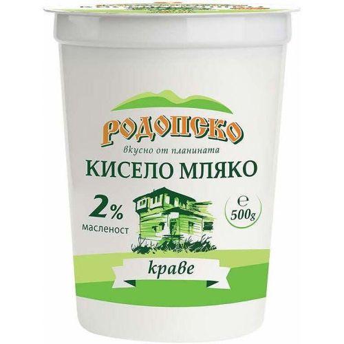Родопско краве кисело мляко 2% (500 г)
