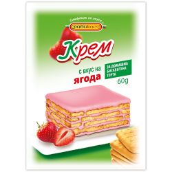 Радиком крем с вкус на ягода за домашна бисквитена торта (60 г)