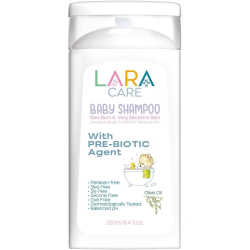 Lara Care бебешки шампоан с pre-biotic и маслиново масло (250 мл)