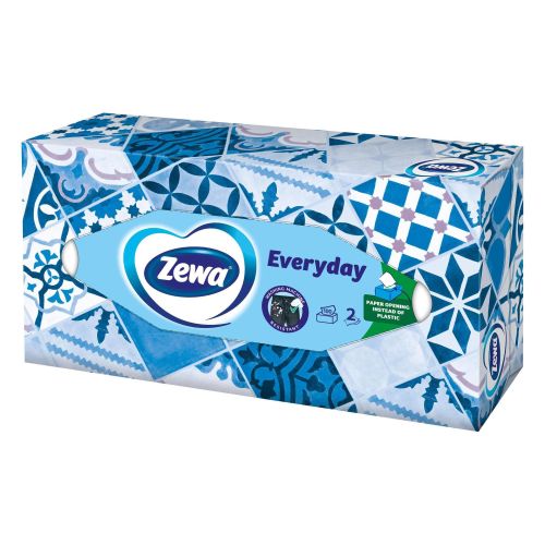 Zewa Everyday двупластови козметични кърпи (100 бр.)