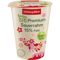 SalzburgMilch Premium био заквасена сметана 15% (200 г)