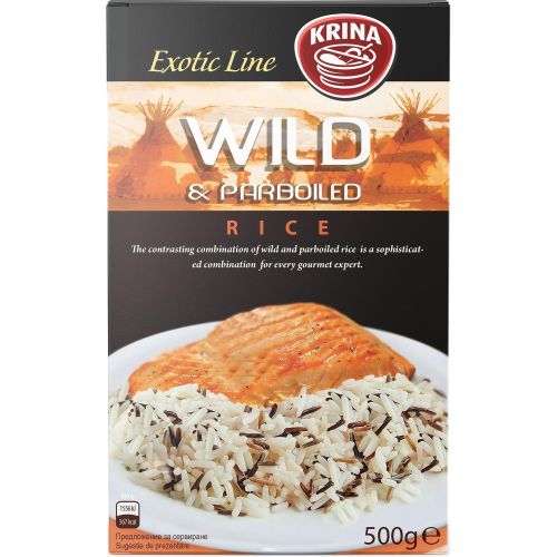 Krina Exotic Line ориз див и бланширан (500 г)