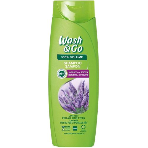 Wash & Go 100% Volume шампоан с лавандула (180 мл)