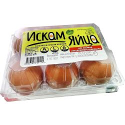 Искам яйца кокоши яйца, подово отглеждане, размер L (6 бр.)