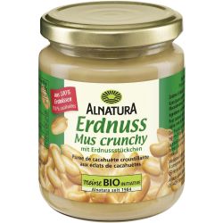 Alnatura био хрупкав фъстъчен мус (250 г)