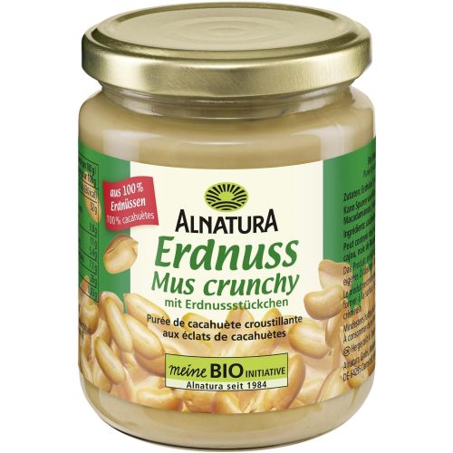 Alnatura био хрупкав фъстъчен мус (250 г)