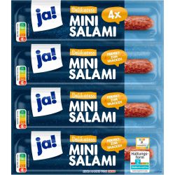 Ja! мини салами, 4 бр. х 25 г (100 г)