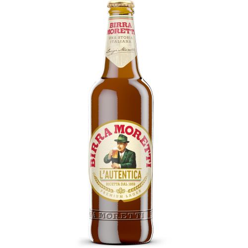Birra Moretti бира в стъклена бутилка (500 мл)