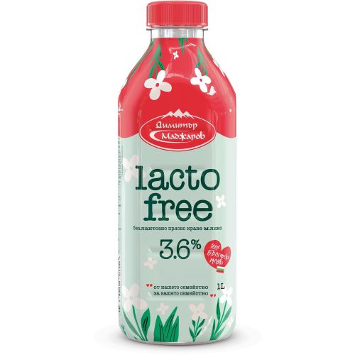 Маджаров прясно краве мляко без лактоза 3.6% (1 л)