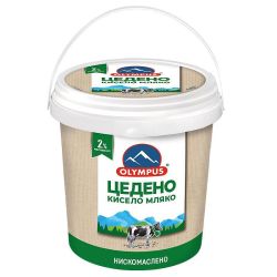 Olympus цедено краве кисело мляко 2%, нискомаслено (1 кг)