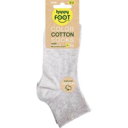 Happy Foottopia чорапи къс конч стрийт беж меланж, памук, размер: 35 - 38 (1 бр.)