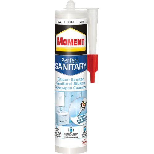 Moment санитарен силикон, бял (280 мл)