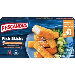 Pescanova замразени панирани рибни пръчици без глутен (300 г)