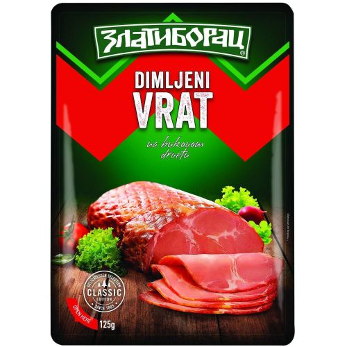 Златиборац пушен свински врат, слайс (125 г)