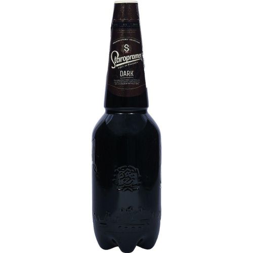 Staropramen тъмна бира, PET (1 л)