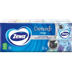 Zewa Deluxe Design носни кърпи 10 х 10 бр, трипластови (10 бр.)
