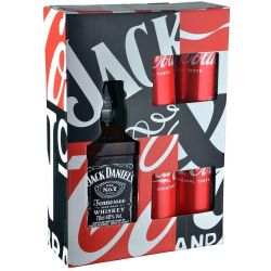 Jack Daniels уиски с 4 бр. Coca Cola кен, 4 бр. х 330 мл (700 мл)