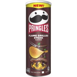 Pringles чипс пушен стек на грил (165 г)