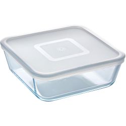 Pyrex Cook правоъгълна купа с капак, 2 л (1 бр.)