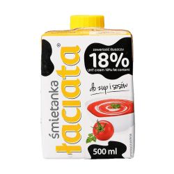 Mlekpol Laciata сметана за готвене на винт 18% (500 г)