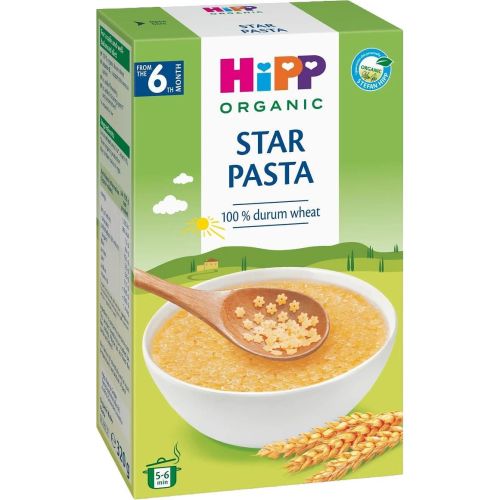 Hipp био бебешка паста звездички, 6+ месеца (320 г)