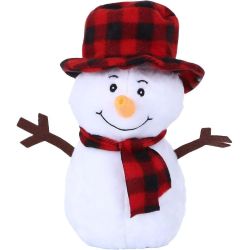 Фигура снежен човек, музикален на български език, 25 см (1 бр.)