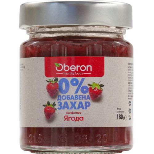 Оберон конфитюр ягода без захар (180 г)