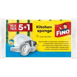 Fino кухненски гъби, 5 бр. + 1 бр. подарък (1 бр.)