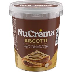 NuCrema какаов крем с бисквити (380 г)