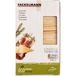 Fackelmann клечки за зъби от дърво, 6.5 см (1000 бр.)