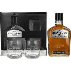 Jack Daniels Gentleman Jack бърбън уиски с две чаши (700 мл)