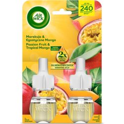 Air Wick Extra Oils пълнители за електрически ароматизатор манго и маракуя, 2 бр. х 19 мл (38 мл)